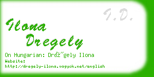 ilona dregely business card